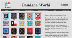 Desktop Screenshot of bandanas.net
